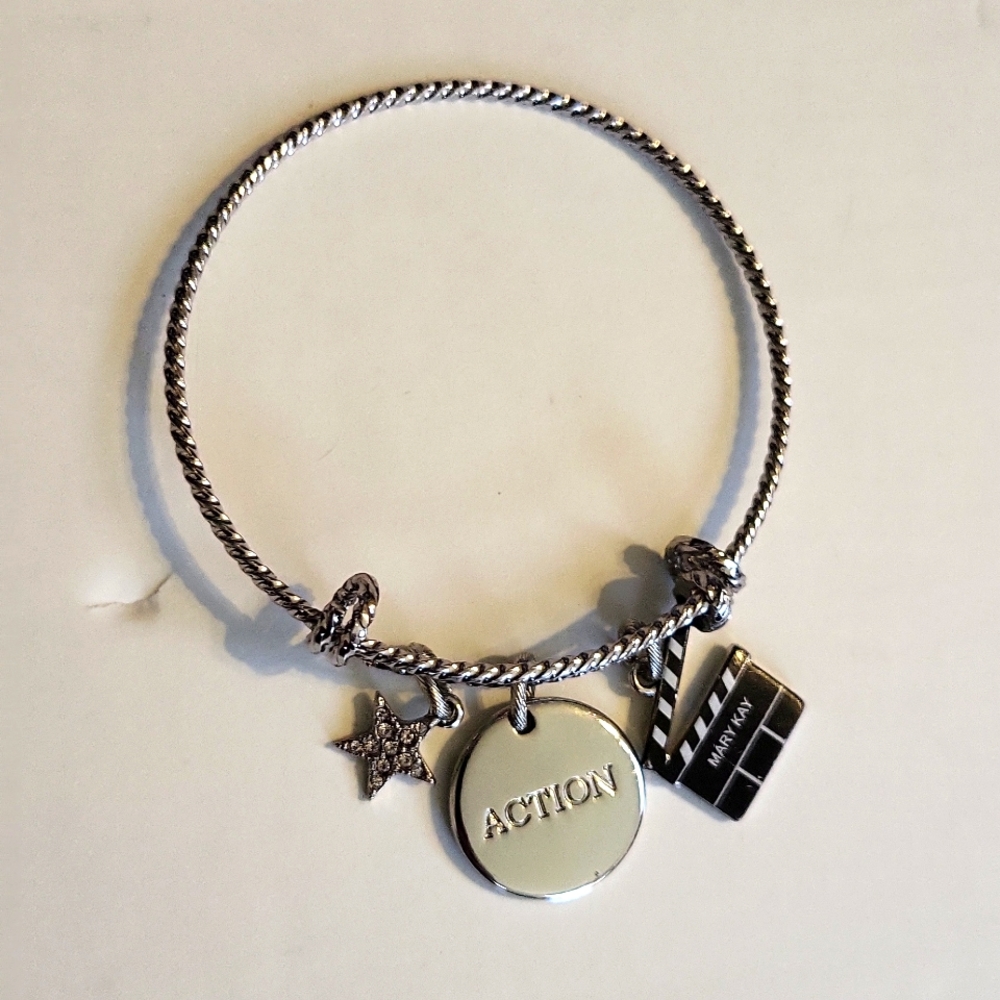 Mary Kay silver Action bracelet